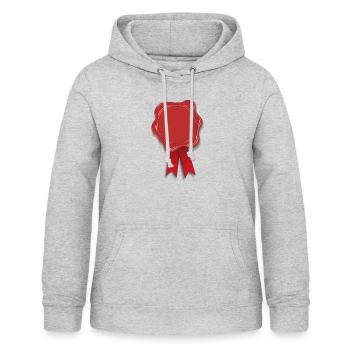 Sceaux - Sweat à capuche Femme - gris clair chiné - Devant - AI Model Female 172 light (172cm)