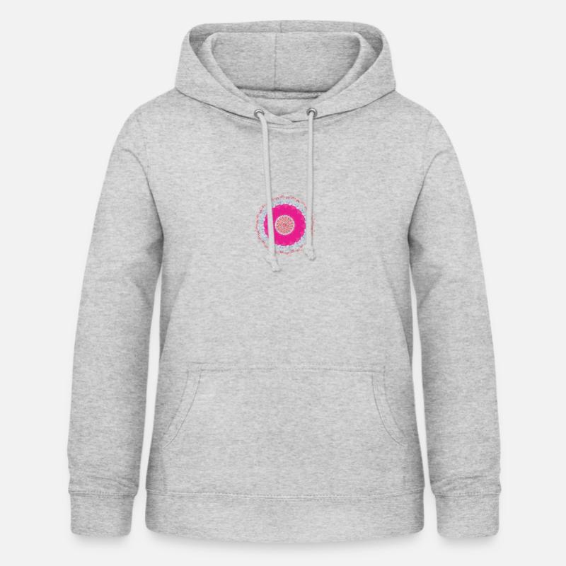 sb circle pattern 04 - Women's Hoodie - light heather grey