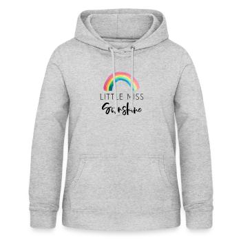 little miss sunshine - Frauen Hoodie - Hellgrau meliert - Vorne - AI Model Female 172 light (172cm)