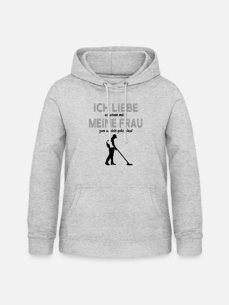 Sondler - Frauen Hoodie - Hellgrau meliert