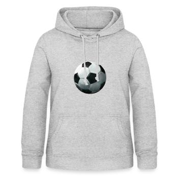 Soccer - Women's Hoodie - light heather grey - Front - AI Model Female 172 light (172cm)