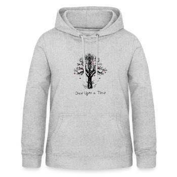 Once Upon a Time Baum Herz Kunst Serienjunkie - Frauen Hoodie - Hellgrau meliert - Vorne - AI Model Female 172 light (172cm)