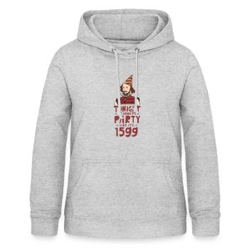 William Shakespeare Théâtre Littérature - Sweat à capuche Femme - gris clair chiné - Devant - AI Model Female 172 light (172cm)