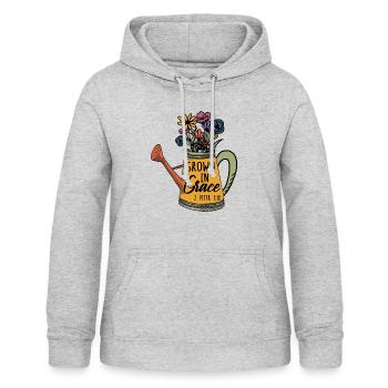 Kirche Religion Katholik katholisch Jesus Christus - Frauen Hoodie - Hellgrau meliert - Vorne - AI Model Female 172 light (172cm)