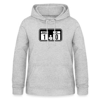 Broken arm - Women's Hoodie - light heather grey - Front - AI Model Female 172 light (172cm)