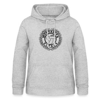 ultras logo mentalita - Women's Hoodie - light heather grey - Front - AI Model Female 172 light (172cm)