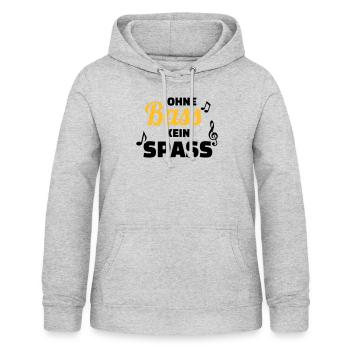 Chor - Frauen Hoodie - Hellgrau meliert - Vorne - AI Model Female 172 light (172cm)