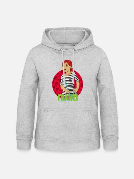 Die Drei !!! Franzi - Frauen Hoodie - Hellgrau meliert