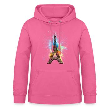 Paris Eiffelturm Frankreich France Tour Eiffel - Frauen Hoodie - Pink - Vorne - AI Model Female 172 light (172cm)