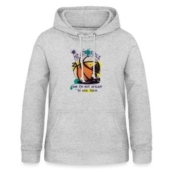 Basketball Gift Idea I've Got 5 Fouls - Women's Hoodie - light heather grey - Front - AI Model Female 172 light (172cm)
