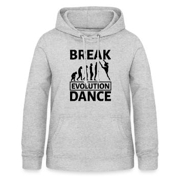 Dancing Dance Music - Frauen Hoodie - Hellgrau meliert - Vorne - AI Model Female 172 light (172cm)