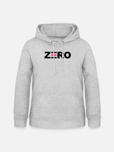 Zero - Frauen Hoodie - Hellgrau meliert