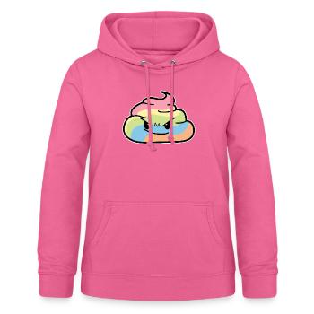 Regenbogen Haufen - Poo grummelige Kacke - Frauen Hoodie - Pink - Vorne - AI Model Female 172 light (172cm)