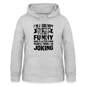 Father’s Day - Women's Hoodie - light heather grey - Front - AI Model Female 172 light (172cm)