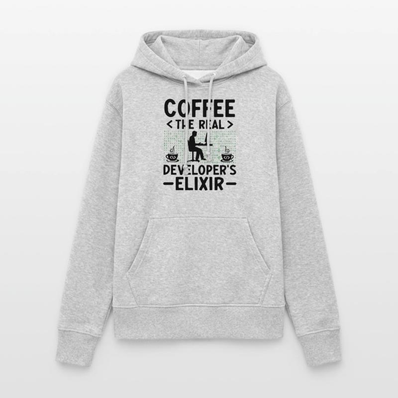 Café Codage Programmeur Codeur Développeur Nerd Coff Sweat à capuche Femme
