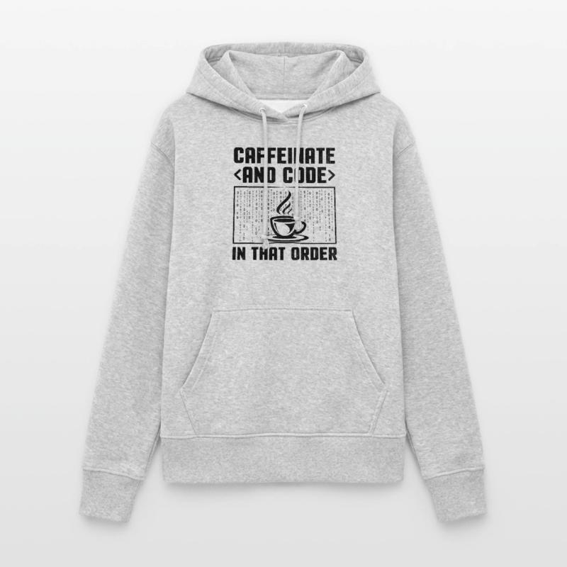 Café Codage Programmeur Codeur Développeur Nerd Coff Sweat à capuche Femme