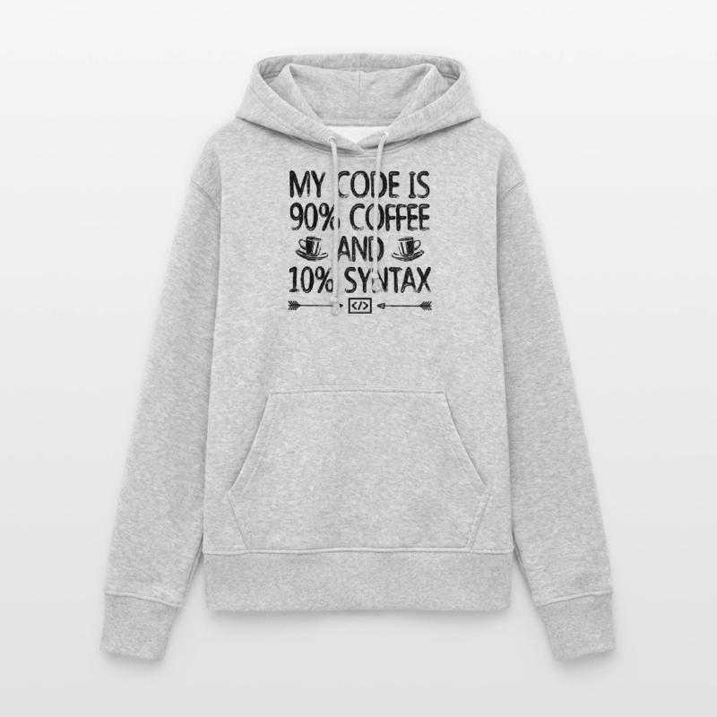 Café Codage Programmeur Codeur Développeur Nerd Coff Sweat à capuche Femme