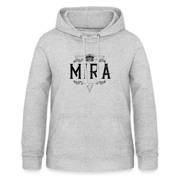 Mira Name - Frauen Hoodie - Hellgrau meliert - Vorne - AI Model Female 172 light (172cm)