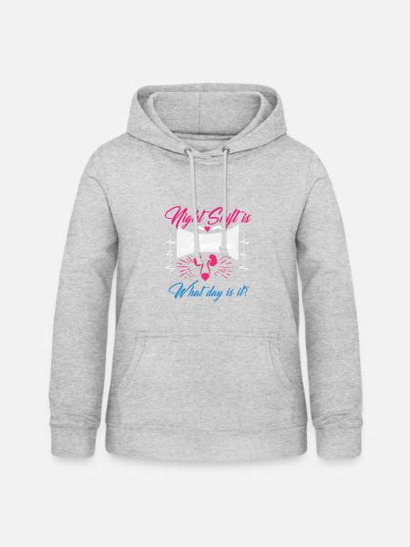 Urologie-Krankenschwester, Pflegekraft - Frauen Hoodie - Hellgrau meliert