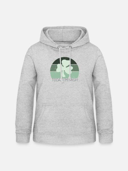 today im irish - Frauen Hoodie - Hellgrau meliert