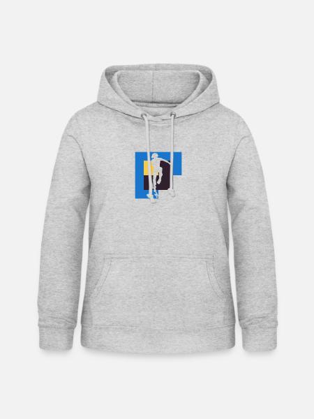 Skateboard Skateboarder Halfpipe Skateboarder - Frauen Hoodie - Hellgrau meliert