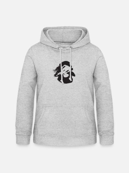 Mountainbiking Downhill Mountainbiking - Frauen Hoodie - Hellgrau meliert