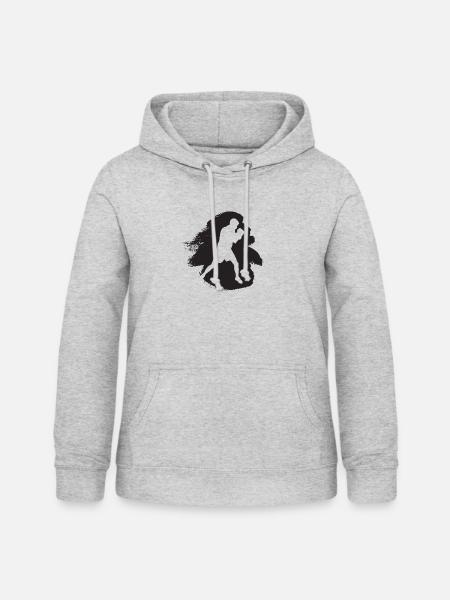 Boxing Uppercut Boxing - Frauen Hoodie - Hellgrau meliert