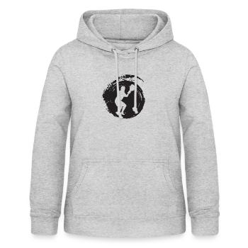Lacrosse Lacrosseschläger Lacrosse - Frauen Hoodie - Hellgrau meliert - Vorne - AI Model Female 172 light (172cm)
