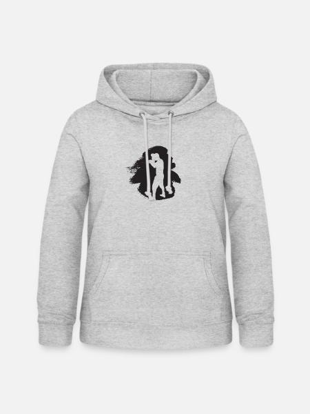 Boxing Boxkampf Boxing - Frauen Hoodie - Hellgrau meliert