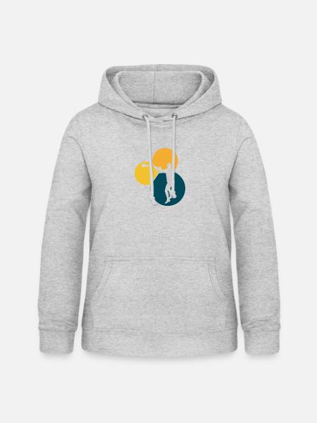 Intercrosse LSM - Frauen Hoodie - Hellgrau meliert
