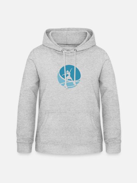 Balletttänzerin Schwanensee Schwanensee - Frauen Hoodie - Hellgrau meliert