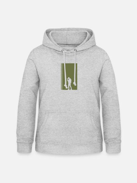 Beatbox DJ Beatbox - Frauen Hoodie - Hellgrau meliert