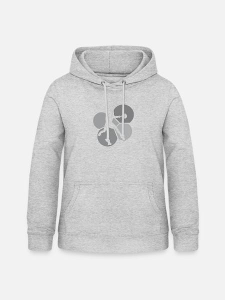 Squashschläger Squashschläger Squashspieler - Frauen Hoodie - Hellgrau meliert