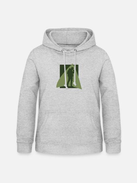 Djing DJ Djing - Frauen Hoodie - Hellgrau meliert
