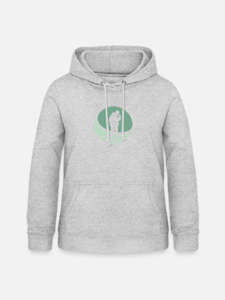 Streetmind Beatboxer Beatboxing - Frauen Hoodie - Hellgrau meliert