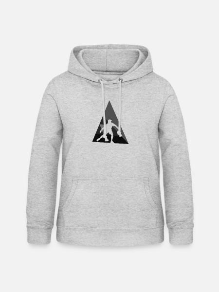 Pickleball Pickleball Pickleballspiel - Frauen Hoodie - Hellgrau meliert