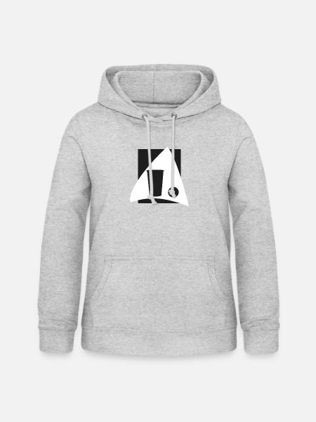 Partymonster Bierpong Bierflasche - Frauen Hoodie - Hellgrau meliert