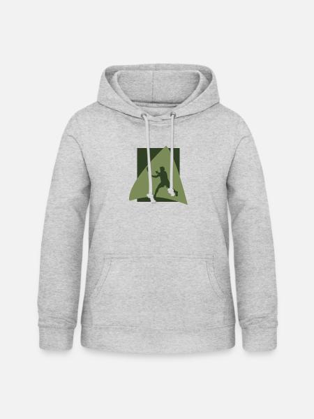 Schläger Squash Schläger Schläger - Frauen Hoodie - Hellgrau meliert