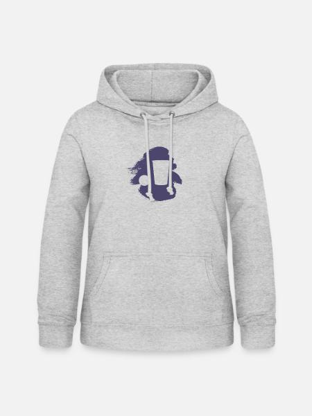 Party Bierflasche Bierpong - Frauen Hoodie - Hellgrau meliert