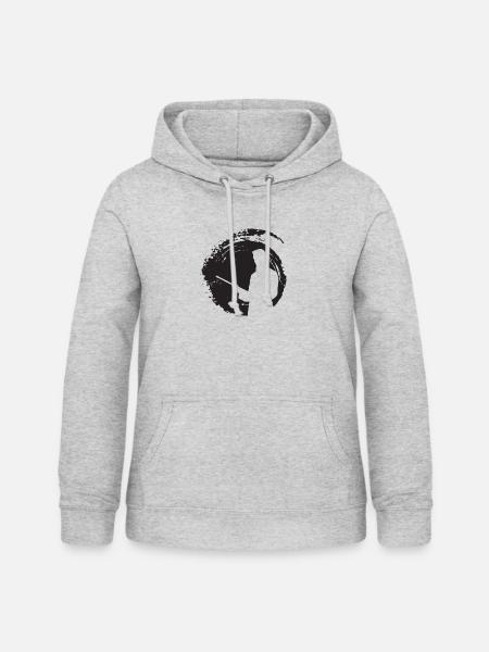 Billardkugel Billardkugel Billardspieler - Frauen Hoodie - Hellgrau meliert