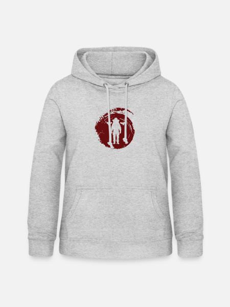 Beekeeping Beekeeping Wabe - Frauen Hoodie - Hellgrau meliert