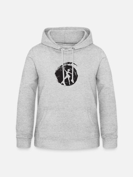 Balletttänzerin Ballerina Schwanensee - Frauen Hoodie - Hellgrau meliert
