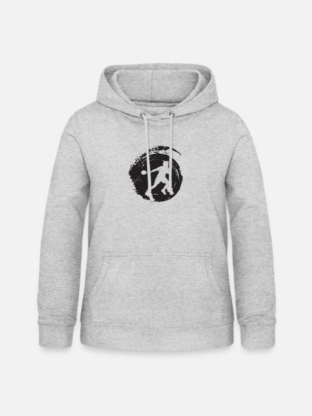 Squash Spieler Squashspieler Squash - Frauen Hoodie - Hellgrau meliert