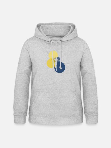 Tanzen Baton Twirling Tanzen - Frauen Hoodie - Hellgrau meliert
