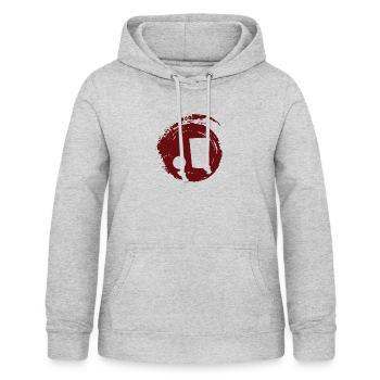 Partymonster Beerpong Bier - Frauen Hoodie - Hellgrau meliert - Vorne - AI Model Female 172 light (172cm)
