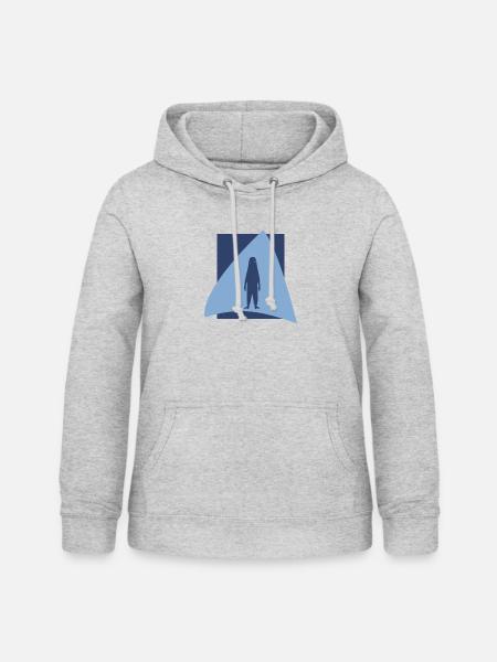 Märchen Einhorn Fabelwesen - Frauen Hoodie - Hellgrau meliert