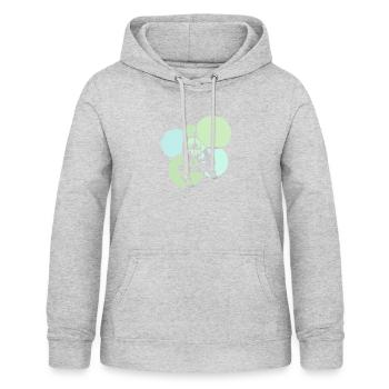 Biochemie DNA Biochemiker - Frauen Hoodie - Hellgrau meliert - Vorne - AI Model Female 172 light (172cm)