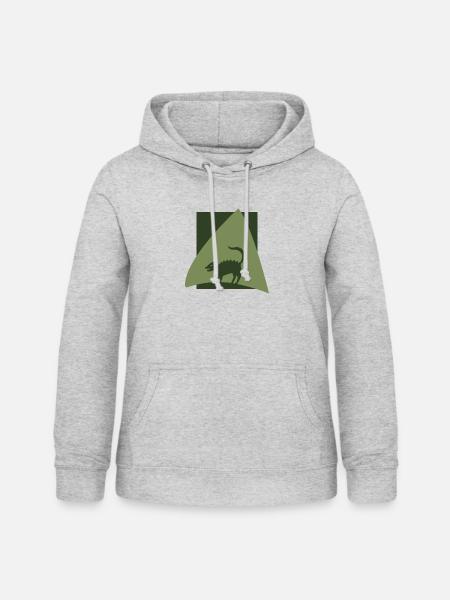 Märchen Bigfoot Fabeltier - Frauen Hoodie - Hellgrau meliert
