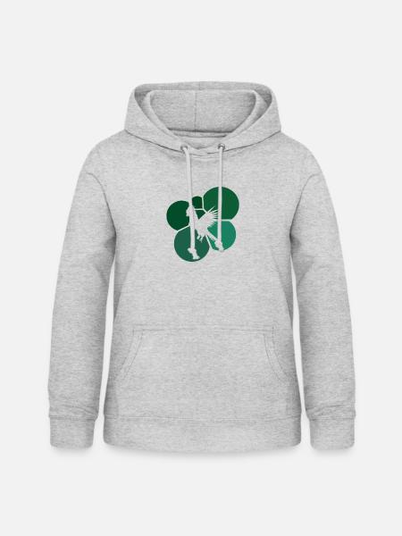 Vogel Ara Vogel - Frauen Hoodie - Hellgrau meliert