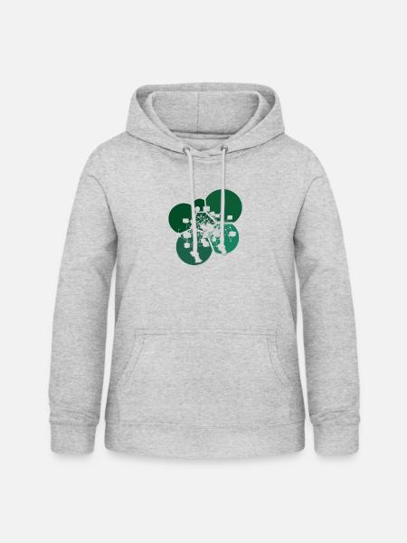 Kryptowährung Cryptowährung Bitcoin - Frauen Hoodie - Hellgrau meliert
